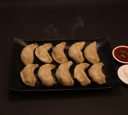 Cheese Corn Steamed Momos [7Pieces