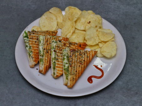 Chilli Garlic Mayonnaise Grilled Sandwich