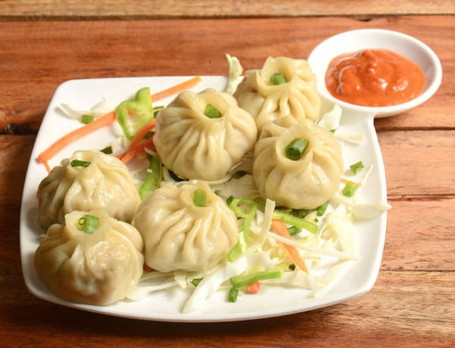 Veg Momos (5Pcs) Steamed