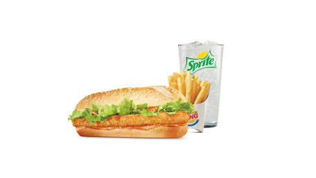 Repas De Sandwich Au Poulet Épicé Original