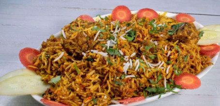 Chicken Biryani With Mirchi Ka Salan