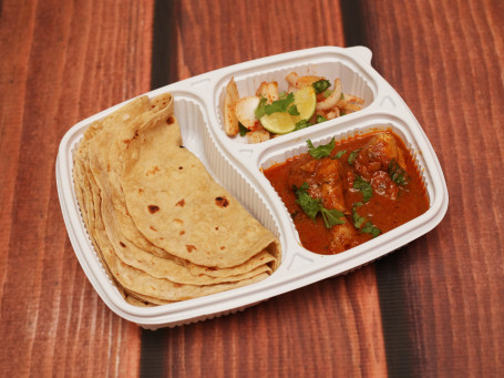 Chicken Handi 5 Chapati Roasted Papad