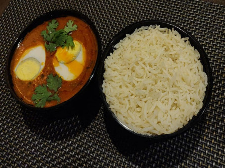 Egg Curry Rice Combo [300 Ml]