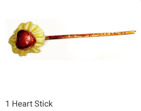 Singel Chocolate Heart Stick