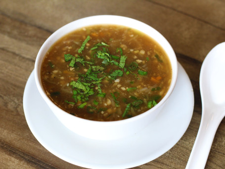 Veg Hot And Sour Soup (350 Gms) (Very Spicy)