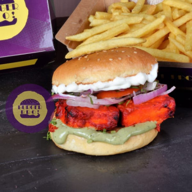 Paneer Tikka Premium Burger