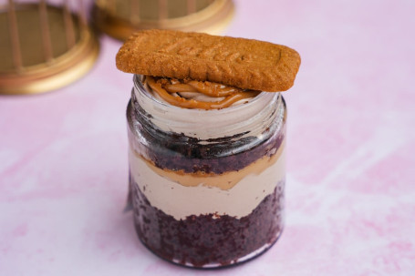 Eggless Lotus Biscoff Truffle Jar