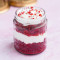 Eggless Red Velvet Cake Jar