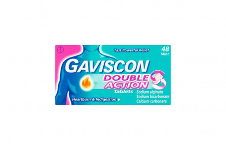 Gaviscon Double Action Mint Flavour Chewable Tablets Tablets