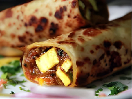 Paneer Tikka Roll Paneer Bhuna Roll