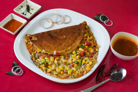 Vegetable Corn Cheese Dosa