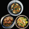 Hakka Noodles With Veg Fried Rice And Veg Manchurian