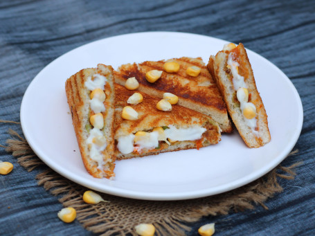 Corn Paneer Tandoori Club Sandwich