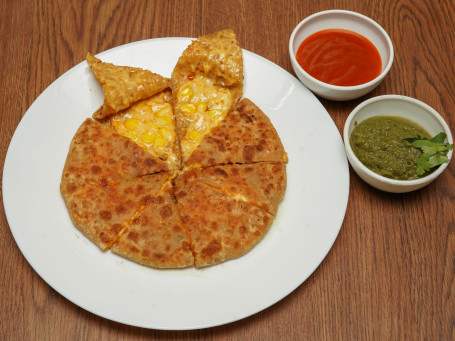 Cheese Corn Mixed Paratha