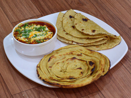 Paneer Seasonal Veg 4 Pc Butter Roti Salad