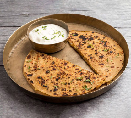 Aalu Paratha Curd [2Pcs]