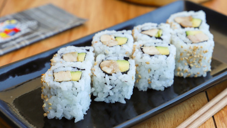 Teriyaki Chicken And Avocado Roll Pieces