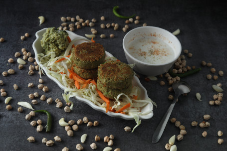 Falafel Tikki With Hummus