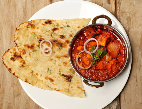 Butter Naan With Kadai Paneer Combo