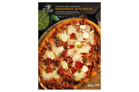 Morrisons Best Margherita And Pesto Pizza