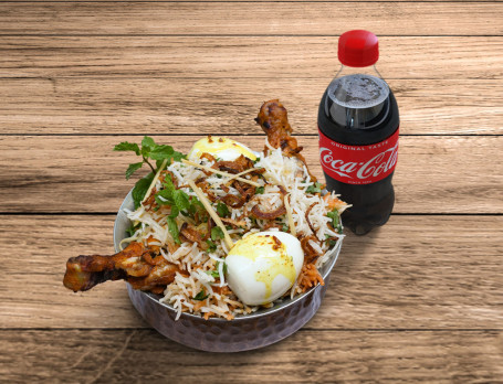 Chicken Biryani (1 Pc) Coke 250Ml