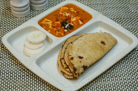 Butter Paneer Masala With 5 Butter Roti