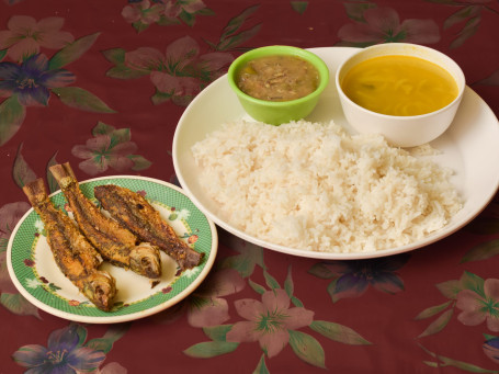 Rice With Fish Fry