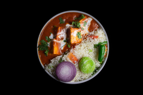 Paneer Makhanwala With Choice Of Rice