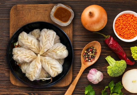 Steamed Shrimp Momo