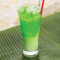 Green Syrup And Condensed Milk With Ice
