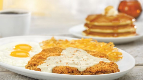 1/2 Lb. Chicken-Fried Steak Eggs