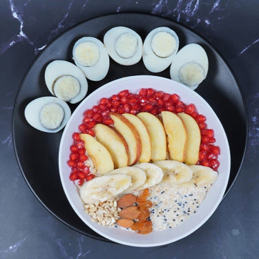 Oat Meal And Boiled Eggs