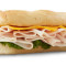 Sandwich À 6 Sous-Marins À La Dinde Et Au Cheddar