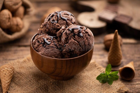 Nutty Chocolate Ice Cream