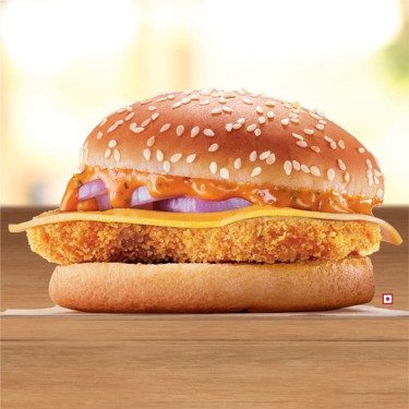 Krispy Chicken With Cheese Burger