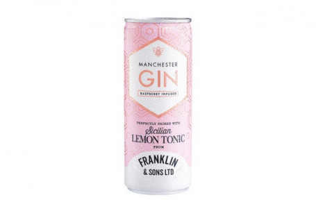 Franklin Sons Manchester Raspberry Infused Gin Sicilian Lemon Tonic Can Abv