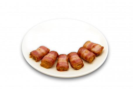 Rouleaux De Poitrine De Poulet Au Bacon