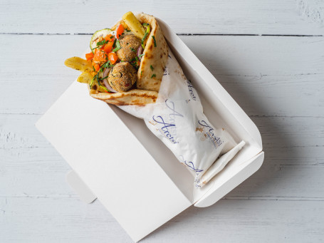 Falafels Pickled Veg Slaw Souvlaki