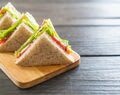 Veg Sandwich With Wafers