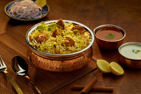 Nizami Chicken Dum Biryani (Boneless) (Serves 1-2)