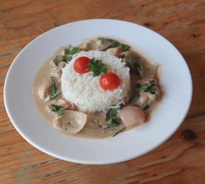 Malibu Mushroom Curry Rice