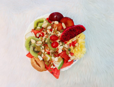 Fruits Chaat Dish Fruits Dish With Dry Fruits