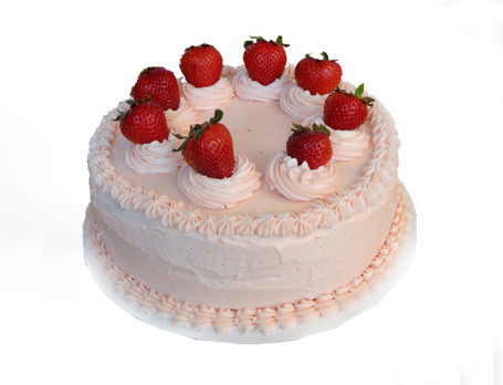 Strawberry Cake (Eggless)1Kg