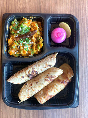 Mix Veg Sabzi Chapati Thali