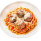 Entree Pasta and Meatballs