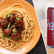 Veg Noodles With Manchurian Coke