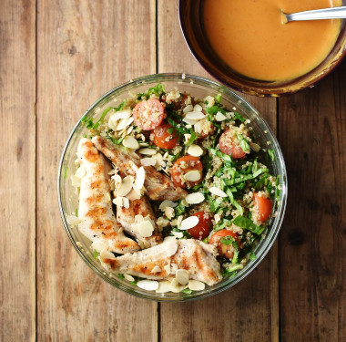 Quinoa With Grilled Chicken Salad