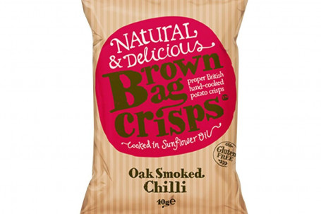 Brown Bag Crisps Oak Smoked Chilli