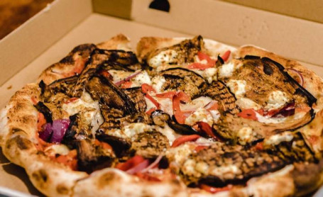 Charred Eggplant Pizza