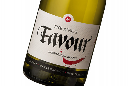 The King's Favour Sauvignon Blanc, Marlborough, New Zealand